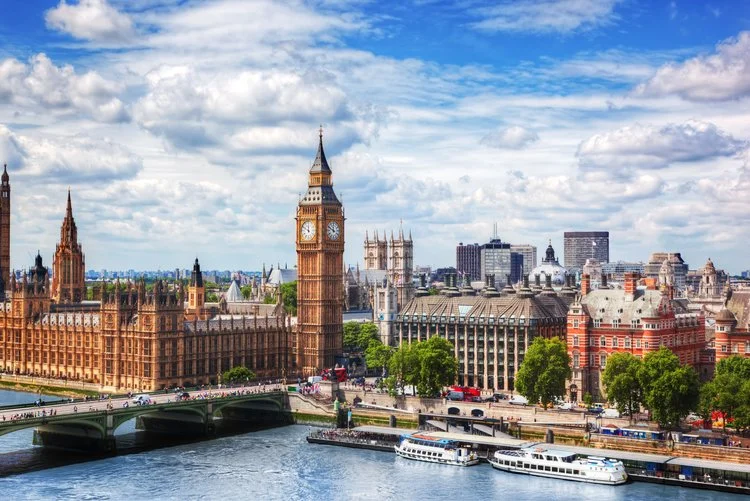 Big Ben and the River Thames in London
